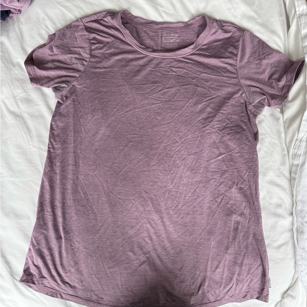 Eddie Bauer Purple Short Sleeve Tee